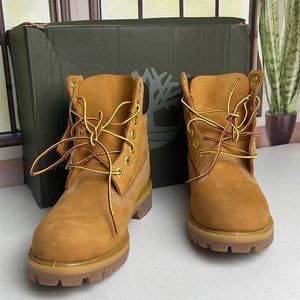 Timberland Premium 6 IN Waterproof Boot Wheat Nubuck